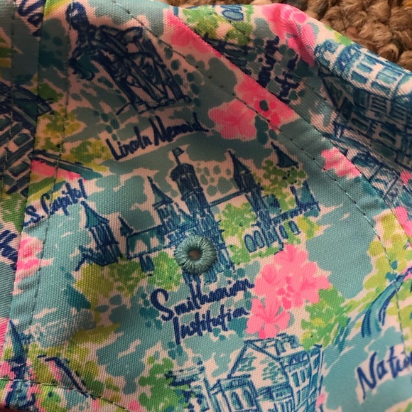 ๐ Lilly Pulitzer Run Around Hat โค๏ธ DC - Picture 7 of 13
